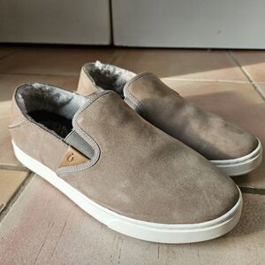 OluKai Pehuea Heu Shearling Lined Sneakers